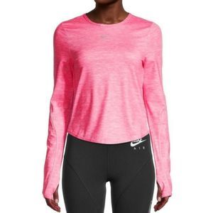 Nike Dri-fit Runway Reflective Long-Sleeve Shirt Sz XS